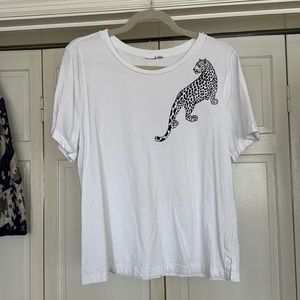 Anthropologie leopard shirt